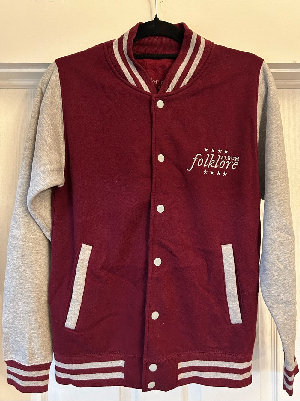 Taylor Swift Folklore Varsity Jacket